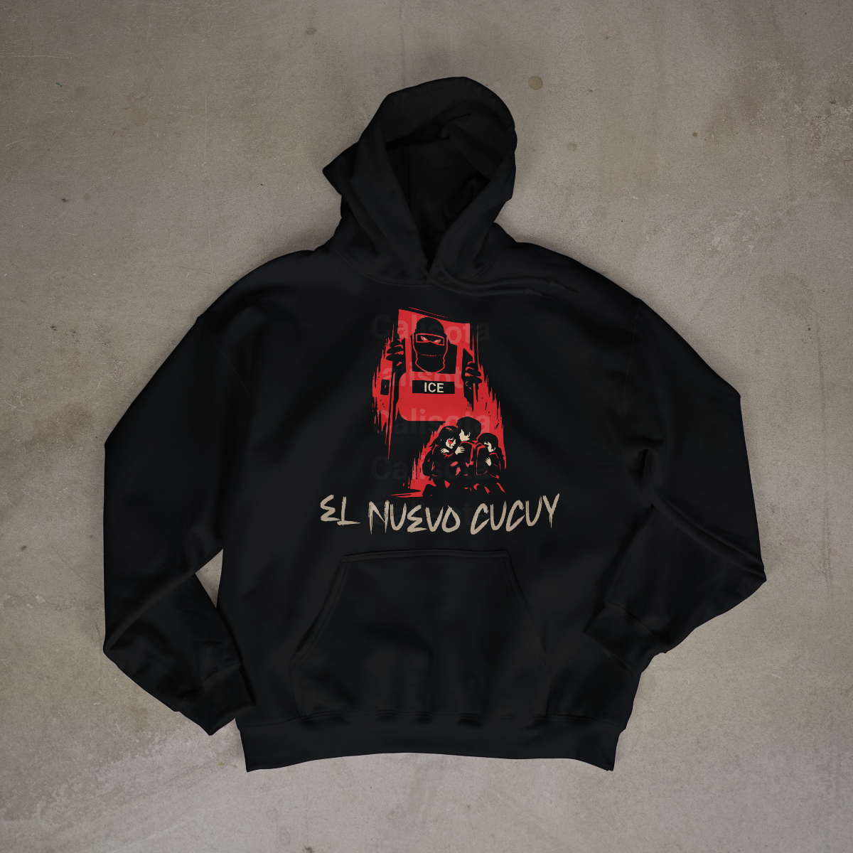 Black Hoodie "EL NUEVO CUCUY"