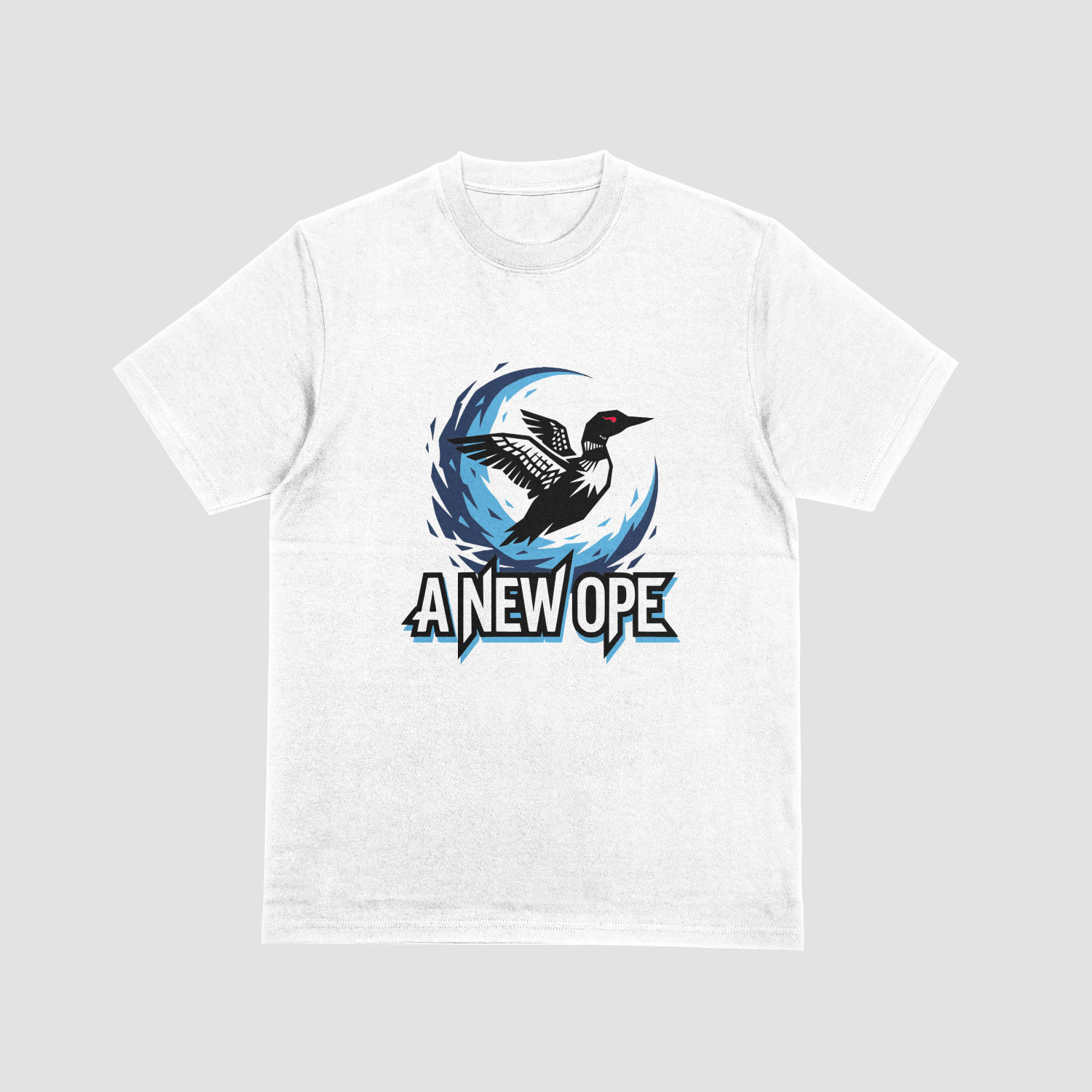 White Short sleeve "A NEW OPE"